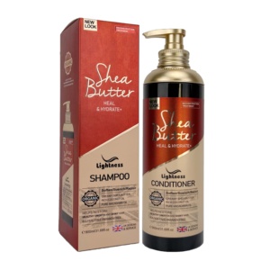 Lightness Shea Butter Hair Mask <strong>UK</strong> Designs with Macadamia Oil Sulfate Free Shampoo and Conditioner Set - Product Image 2