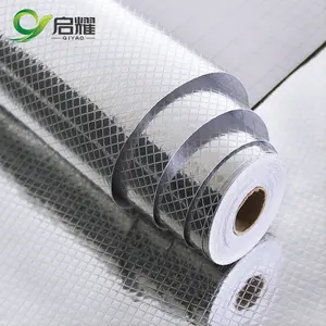 Película de vinilo Mpet de doble cara de fábrica, papel de aluminio laminado de Pvc laminado para bolsas, Material aislado para envolver