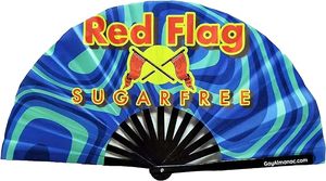 Grands éventails pliables portables personnalisables en bambou pour mariages, festivals, spectacles et plage – Article promotionnel - Product Image 5