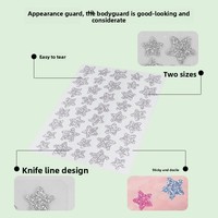 Parches Hidrocoloides para el Acné AUSLKA con Forma de Estrella y Brillo, Corrector Invisible para Granos, Etiqueta Privada, para Todo Tipo de Piel