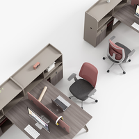 Personnel de bureau moderne personnalisé bureau d'ordinateur poste de travail mobilier commercial table de bureau extensible et durable cloison de bureau