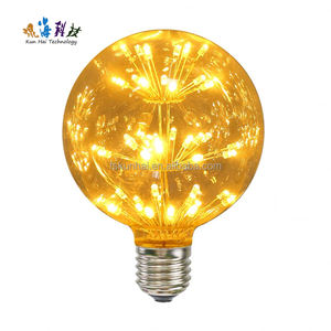 Светодиодная лампа звездного неба, с рисунком из маленьких звёзд A80 J80 J90 BT125 S140 G150 Ретро Эдисон светодиодные лампы KH-AJBSG мтикс - Product Image 2