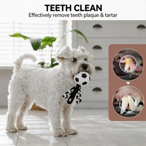 Juguete para Mascotas con Licencia Oficial de la Copa Mundial de la <span class=keywords><strong>FIFA</strong></span>, Pelota Voladora Interactiva para Perros, Juguete Masticable para Perros, Pelota de Fútbol Duradera para Perros - Product Image 3