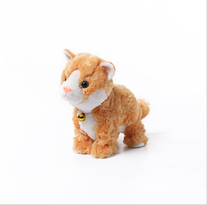 Gatto Elettrico Interattivo Realistico in Peluche, Giocattolo Simulazione Gatto, Animale di Peluche Personalizzato - Product Image 4