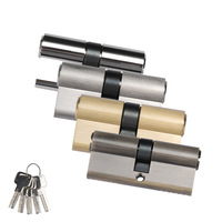 Offre Spéciale moderne 70mm cuivre serrure doublure Simple porte en bois accessoires pour commerce extérieur pur cuivre monnaie