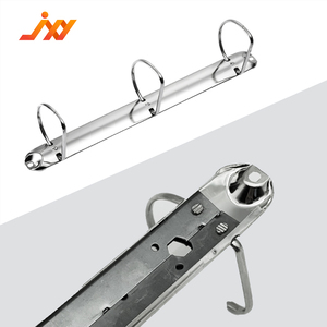 金属製3穴リングバインダーメカニズムファイルフォルダノート収納クリップオフィス用文房具用 - Product Image 2