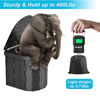 Toilette extérieure en plastique portable facile à plier Porta Potty pour les activités décontractées pour les urgences de camping