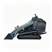 2026 Sıcak Fırsat 25HP Kompakt Skid Steer Yükleyici Hidrolik Mini Yükleyici, İnşaat ve Bahçe İçin Çoklu Alet Uyumluluğuyla