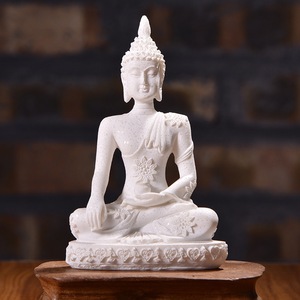 Feng Shui, artesanías de resina, estatua de <span class=keywords><strong>Dios</strong></span> hindú, piedra arenisca, escultura de Buda sentado, estilo Zen, adorno de escritorio de <span class=keywords><strong>Dios</strong></span> indio del sudeste asiático - Product Image 3