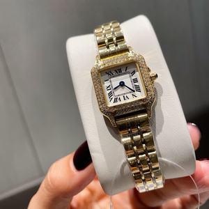 Reloj de Pulsera de Cristal Clásico de Lujo de Alta Calidad, Multifuncional, con Calendario, para Mujer, Moderno, Cuadrado - Product Image 3