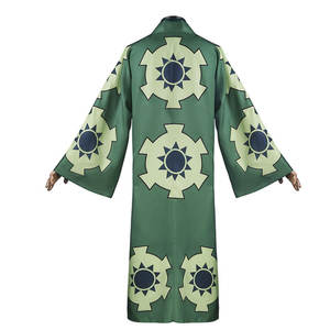 Costume de cosplay <span class=keywords><strong>Zoro</strong></span> Roronoa <span class=keywords><strong>One</strong></span> <span class=keywords><strong>Piece</strong></span> Flying Comic, haut de style japonais, kimono yukata avec cape, polyester, unisexe adulte - Product Image 3