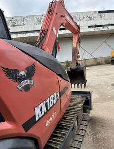 Prix bon marché 8 Tonnes Mini Kubota KX183-3 hydraulique utilisé des machines de construction d'excavatrice avec l'installation libre - Product Image 3