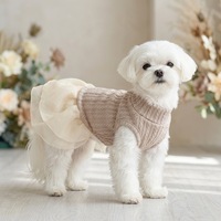 Pulls pour animaux de compagnie les plus vendus, robes tricotées pour animaux, vêtements pour chats, chiens Teddy, Poodle, Beagle, Pug