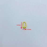 Vente en gros de fermoirs à ressort ovales en métal bon marché de 8mm 10mm 12mm 14mm connecteur pour bijoux à bricoler soi-même