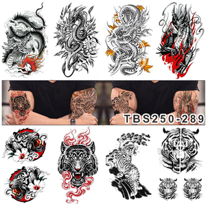 Tatuaggio Temporaneo a Trasferimento d'Acqua Stile Giapponese per Braccio Donna Design Adesivo - Product Image 3