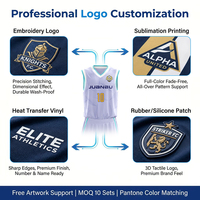 Uniforme de Baloncesto Sublimado Personalizado OEM al por Mayor, Uniforme de Baloncesto Transpirable de Malla de Secado Rápido para Equipos Masculinos