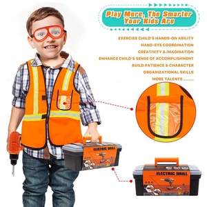 Maison <span class=keywords><strong>de</strong></span> jeu pour enfants, jeu <span class=keywords><strong>de</strong></span> rôle, kit d'outils, atelier <span class=keywords><strong>de</strong></span> jeu <span class=keywords><strong>de</strong></span> simulation, kit <span class=keywords><strong>de</strong></span> réparation avec perceuse électrique et boîte <span class=keywords><strong>de</strong></span> rangement, vente en gros - Product Image 4