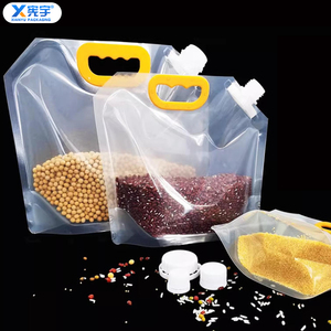 Pochette souple transparente personnalisable avec logo, grande capacité, pour bière, eau minérale, produits secs, céréales - Product Image 3