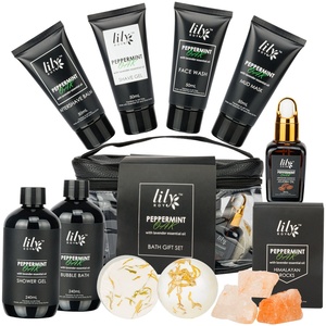 Coffret Cadeau de Luxe Personnalisé pour le Bain et le Spa – Ensemble Bain et Corps avec Lotion, Sel de Bain, Huile à <span class=keywords><strong>Barbe</strong></span>, Shampoing et <span class=keywords><strong>Gel</strong></span> Douche pour Festivals - Product Image 5