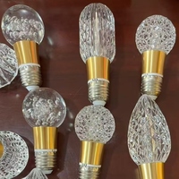 Ampoule LED acrylique forme de glaçure lumière E27 E14 ampoule pour éclairage intérieur led ampoule en cristal d'art pour hôtel