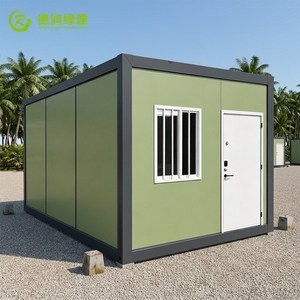 Casa Contenedor Estándar de Paquete Plano con <span class=keywords><strong>Puerto</strong></span> Integrado para HVAC, Ideal para Viviendas en Áreas Tropicales y Campamentos de Trabajo, Módulos Prefabricados - Product Image 1