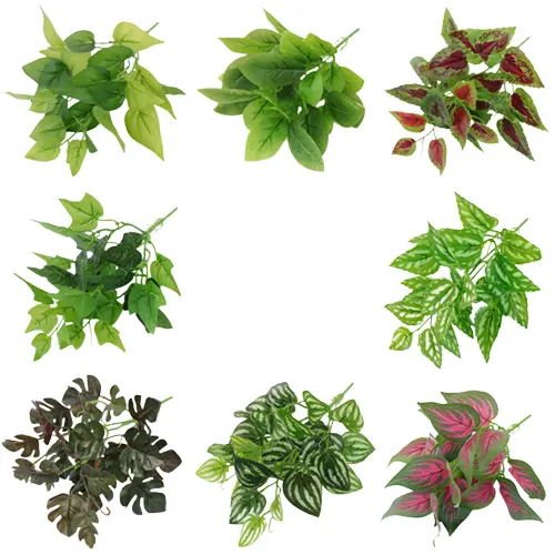 Artificial Plastic Leaf Plant Faux Plant Wall Decoration Home Living Room Decoration Photography Green Plant