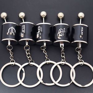 Porte-clés personnalisé de haute qualité avec logo, créatif et original, en métal, pour modification de voiture, tête de levier de vitesse - Product Image 6