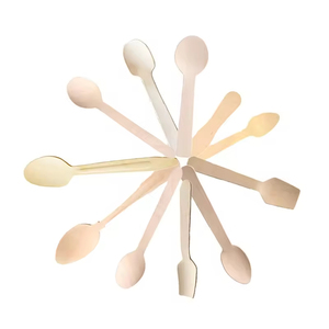 Cuillères en bois naturel conçues sur mesure pour une utilisation au <span class=keywords><strong>restaurant</strong></span> <span class=keywords><strong>Petite</strong></span> <span class=keywords><strong>cuillère</strong></span> en bois imprimée pour crème glacée disponible 100mm/110mm/205mm Fêtes - Product Image 1