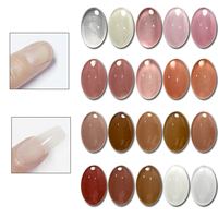 Vernis à ongles poly LED UV à séchage rapide, non toxique, 30 ml, couverture transparente, rose nude, séchage en 30 secondes, 28 couleurs, extension d'ongles, étiquette privée personnalisée