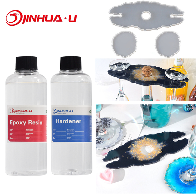 Diy Epoxy Kit and Silicone Flower Coaster Pad Casting Mold Resin Making Mould Craft Tools New