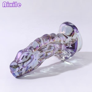 Dildo de Cristal, Masajeador de Fantasía, Tapón Anal de Cristal, Estimulador de Punto G y Próstata, Juguetes Sexuales para Mujeres, Hombres y Parejas - Product Image 2