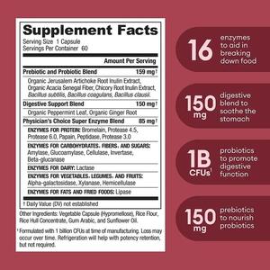 Private Label integratore intestinale Spirulina probiotici prebiotici enzimi digestivi capsule per una sana digestione - Product Image 6