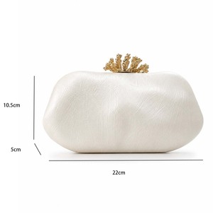 Factory Wholesale Acrylic Luxury <b>Clutch</b> Bags Hard Shell with Gold Crown Decoration Chains Evening Party <b>Wedding</b> Style - Product Image 6