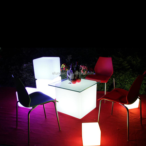 <strong>Portable</strong> <strong>Cube</strong> Table <strong>Seat</strong> Outdoor Garden Patio Furniture <strong>Led</strong> <strong>Cube</strong> Chair Multi Function Illuminated <strong>Light</strong> up White Plastic <strong>Cube</strong> - Product Image 4