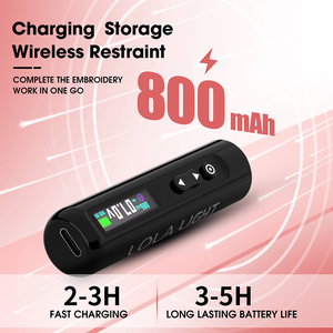 Máquina de Tatuaje Inalámbrica EZ <span class=keywords><strong>Lola</strong></span> Light PMU con Batería Adicional de 800mAh, Motor sin Núcleo, <span class=keywords><strong>Pluma</strong></span> de Maquillaje Permanente para Delineador de Ojos y SMP - Product Image 4
