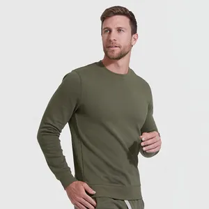 Sudaderas de cuello redondo de forro polar Eversoft para hombre con logotipo personalizado, transpirables y que absorben la humedad, tallas en la tienda de ropa masculina de Amazon