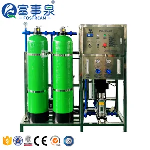 0.5T/H 1000 1500 L 2000 LPH Complete Two Grade Pure Drinking Water Machine Plant Reverse Osmosis Water Treatment