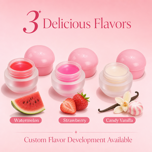 Mascarilla Labial Vegana Hidratante, Crema de Noche con Colágeno y Ácido Hialurónico, Efecto Voluminizador, Sabor a Frutas (Sandía y Fresa), Marca Privada - Product Image 3