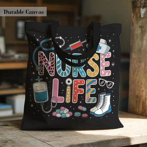 Manufacturer Wholesale School Aesthetic Travel Beach Summer <b>Canvas</b> <b>Tote</b> Bags Shopping Bag Shoulder Bag - Product Image 5