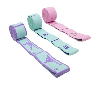 Banda de resistencia para adelgazar, cinturón auxiliar de estiramiento para Yoga, bandas elásticas de entrenamiento Latino para adultos, Pilates para principiantes, multifuncional - Product Image 1