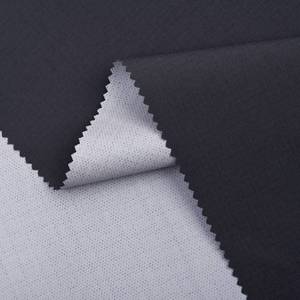 Tissu en polyester à texture quadrillée, dos en <span class=keywords><strong>film</strong></span> blanc, 111 g/m², 150 cm, pour veste coupe-vent d'extérieur, vente chaude - Product Image 2