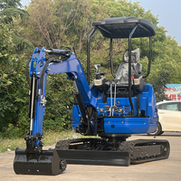 Excavator Mini Crawler 2 Ton, Mesin Hidrolik, Mesin EPA, Bucket 0,05m3, Konstruksi Perkotaan