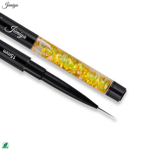 Juego <span class=keywords><strong>de</strong></span> Pinceles <span class=keywords><strong>para</strong></span> <span class=keywords><strong>Uñas</strong></span> con Mango Líquido Degradado Amarillo, Pinceles <span class=keywords><strong>de</strong></span> Nailon Ovalados y Planos <span class=keywords><strong>para</strong></span> Sistema <span class=keywords><strong>de</strong></span> Polvo Acrílico - Product Image 4