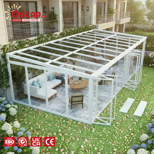游泳池别墅 双层钢化玻璃 透明时尚住宅小屋 休闲度假胜地 日光房 - Product Image 1