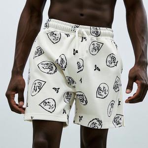 Pantalones Deportivos Casuales de Algodón 100% de Alta Calidad para Hombre, con Logotipo Personalizado, Talla Grande, Pantalones Cortos de Ciclista Transpirables de Secado Rápido - Product Image 1