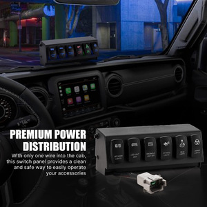 JL 6 Switch Panel Kit 12V Relay System For <b>Car</b> <b>Interior</b> Lighting Control - Product Image 5