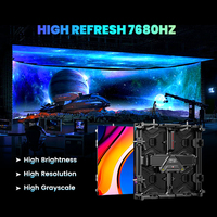 Pantalla LED Curva de Alquiler DDW 8K 7680Hz XR para Video, P1.95/P2.6/P3.91, IP65 Impermeable, HDR10+, Pantalla de Estudio 3D Inmersiva