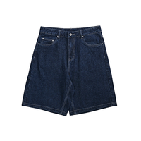Hommes Confortable Meilleure Vente Chaude Été Style Vintage Taille Haute Droite En Gros Casual Wear Denim Shorts Jeans