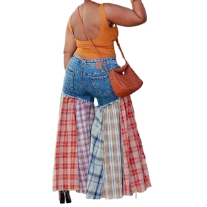 Nuevos Jeans Casuales de Mezclilla con Corte Recto y Pierna Ancha para Mujer, Moda - Product Image 2