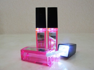 Récipients de brillant à lèvres avec lumière led et miroir - Product Image 5